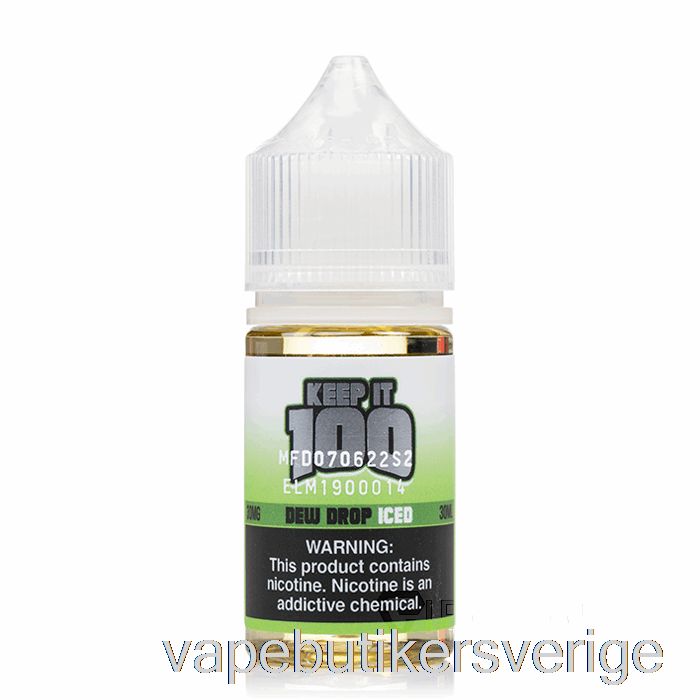 Vape Sverige Dew Drop Iced - Behåll Det 100 Salter - 30ml 30mg